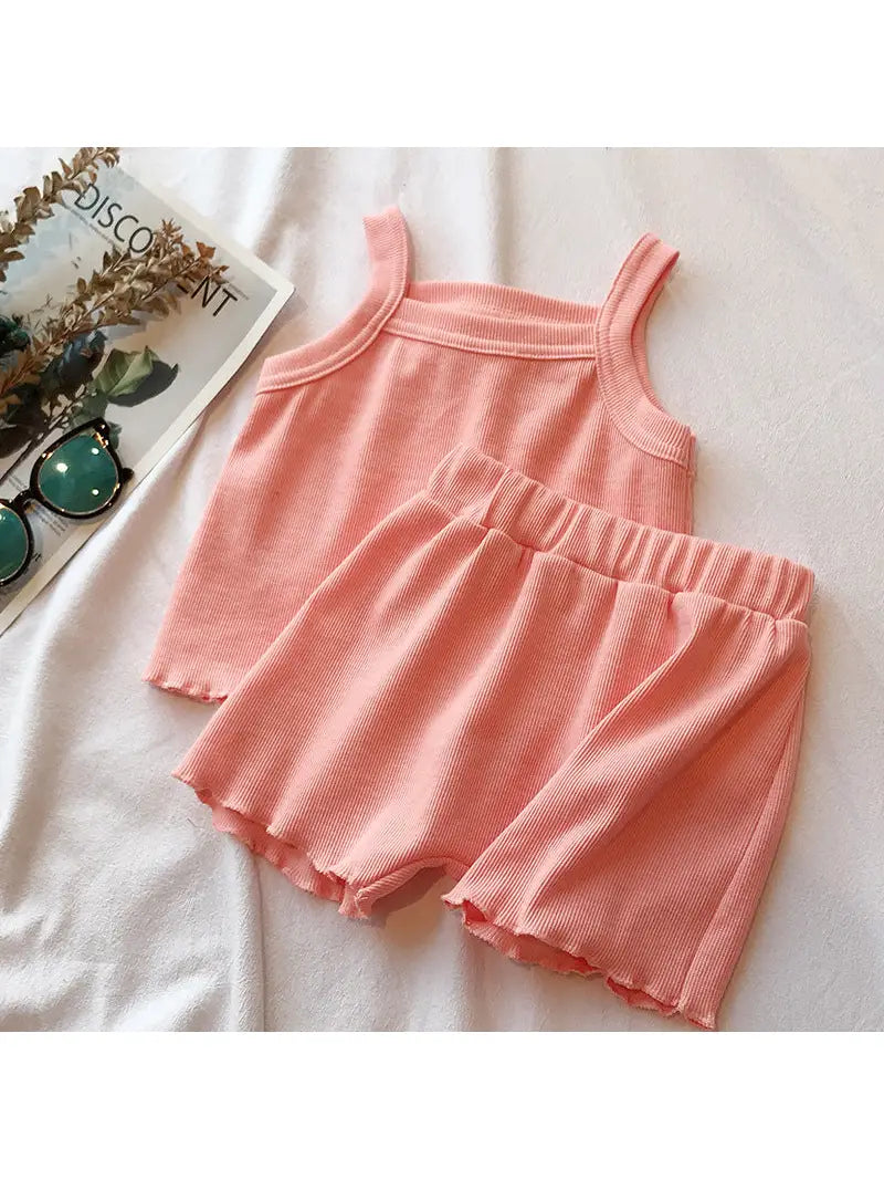 Isla Tank & Short Set - Pink