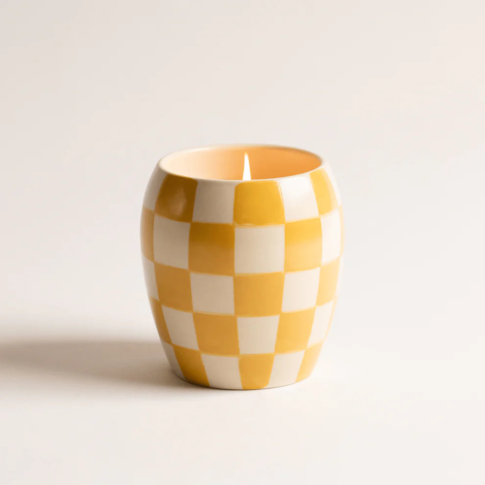 Checkmate Golden Amber Candle