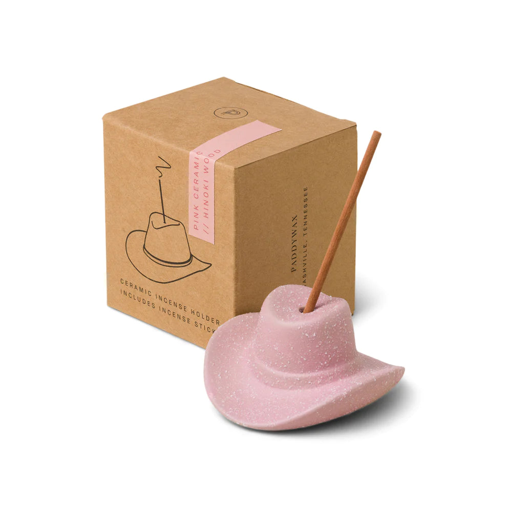 Cowboy Hat Incense Holder-Pink