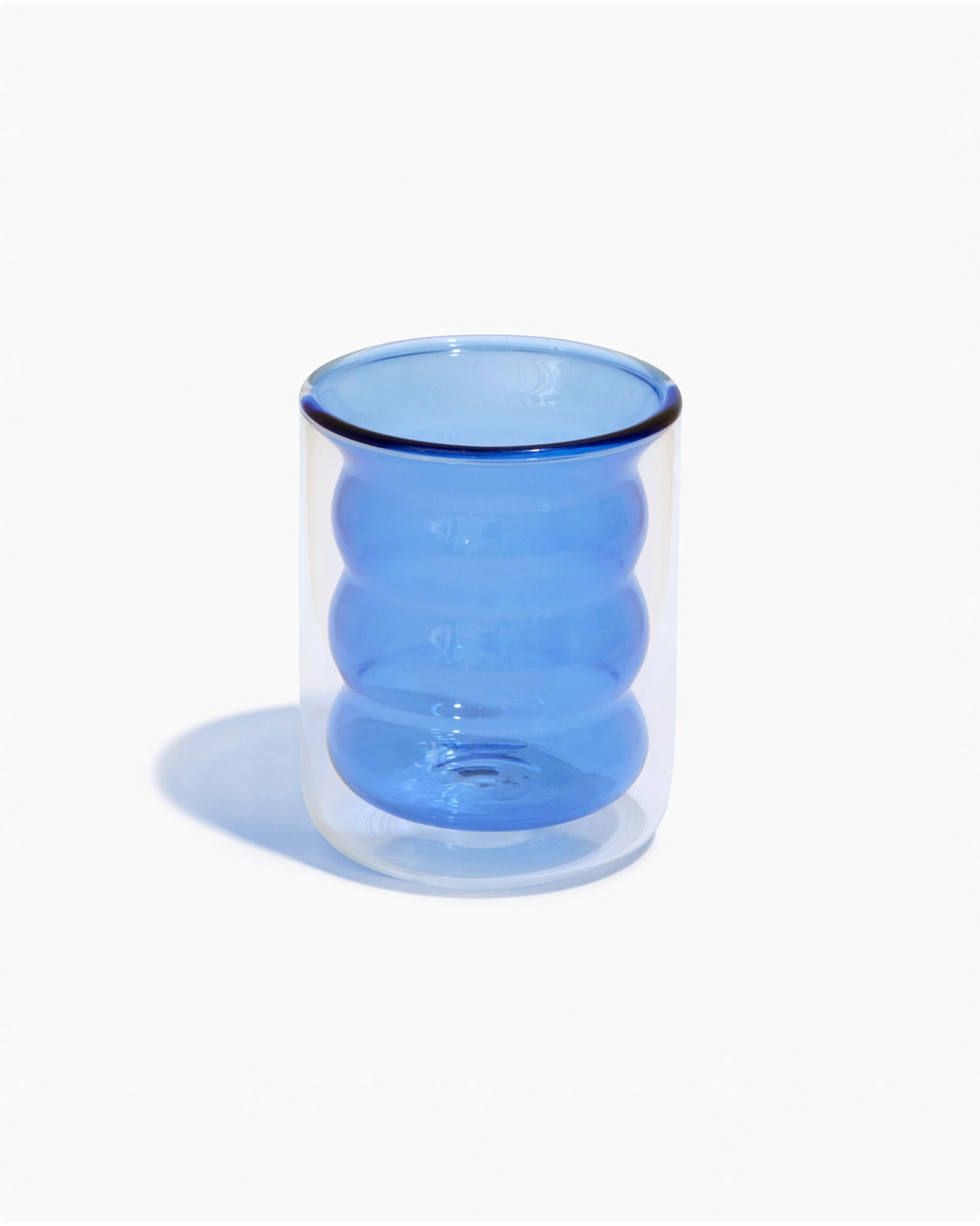 Double Wall Groovy Cup - Blue