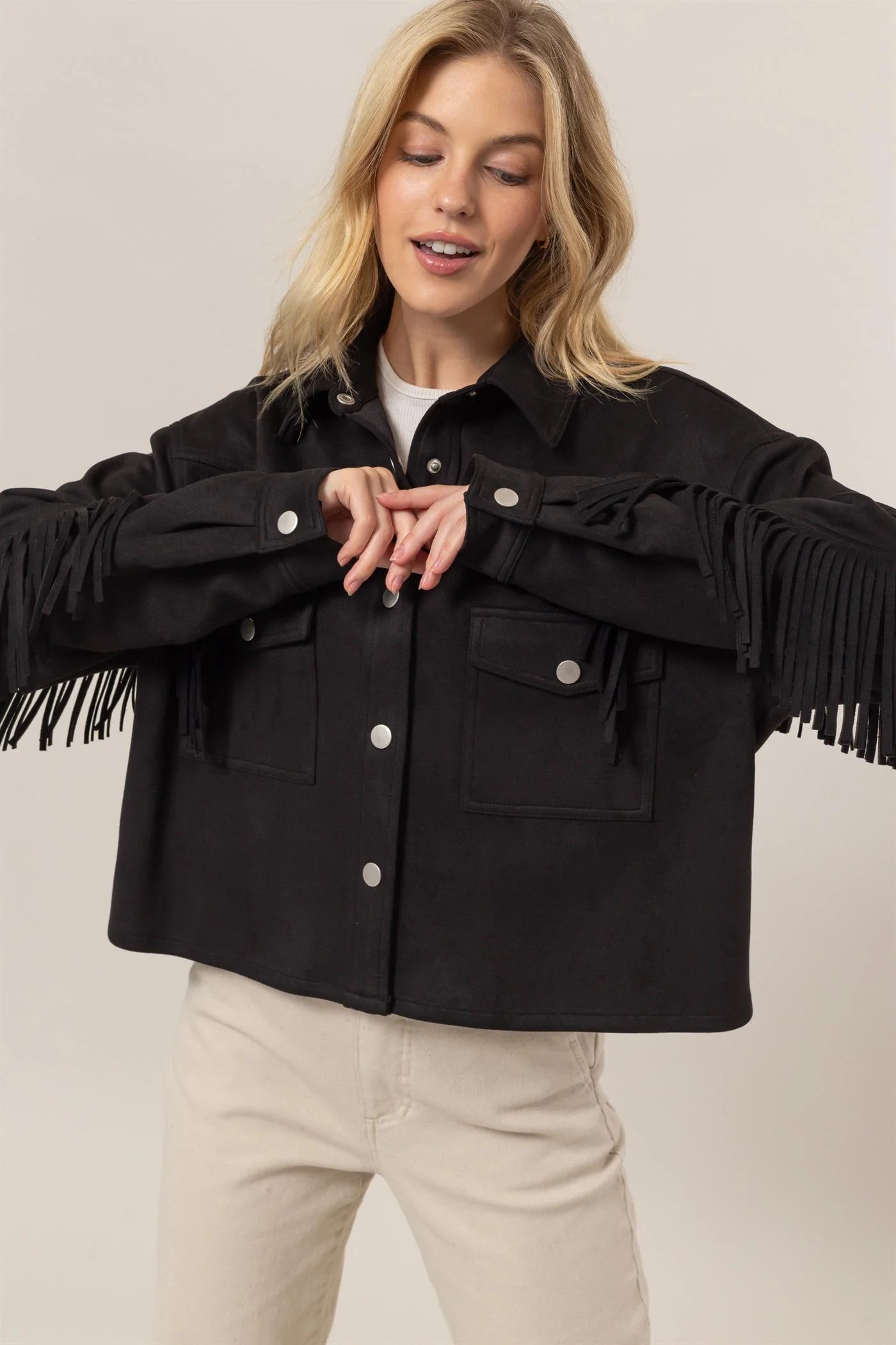 Ellie Fringe Jacket