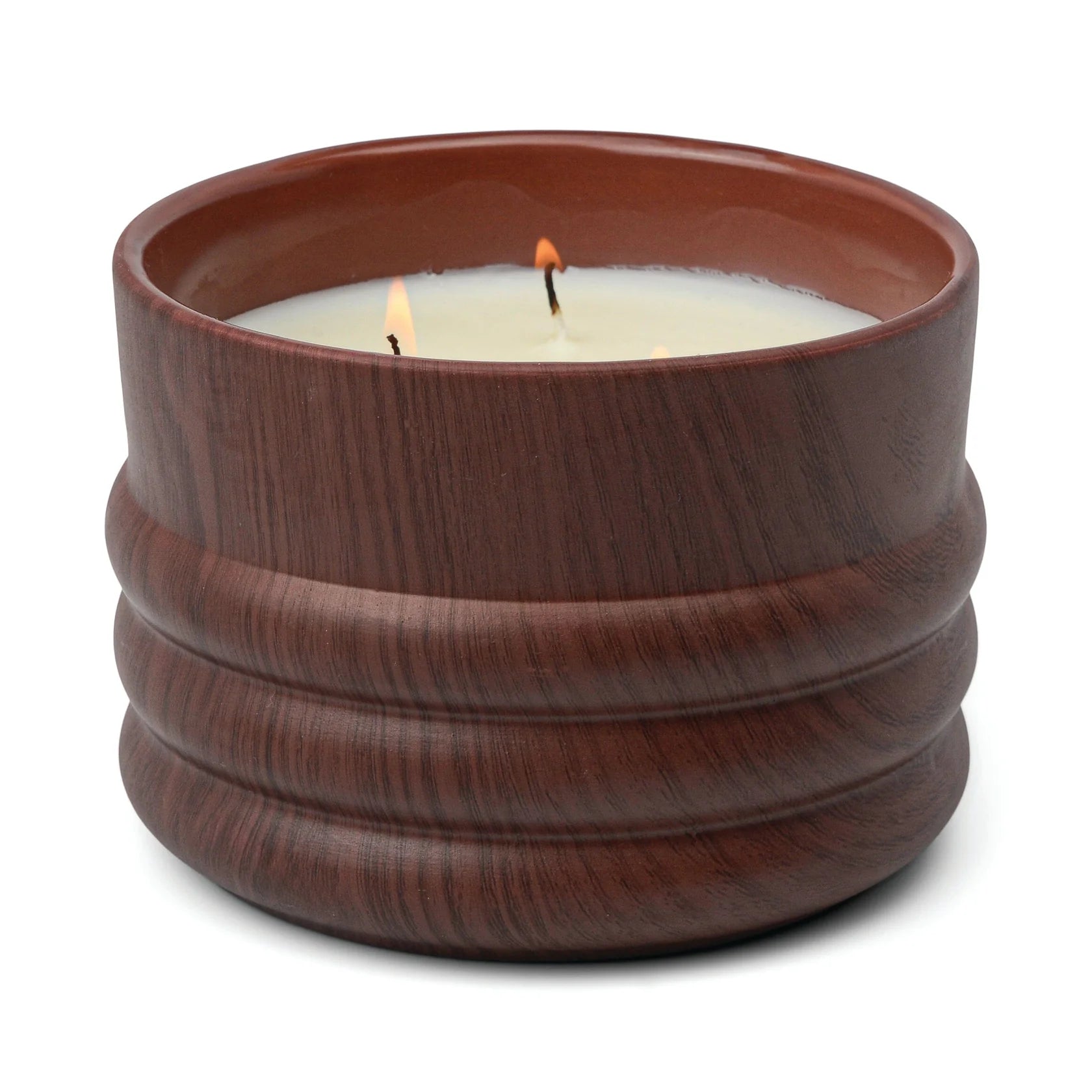 Grain 12oz Ceramic Candle - Bergamot & Mahogany