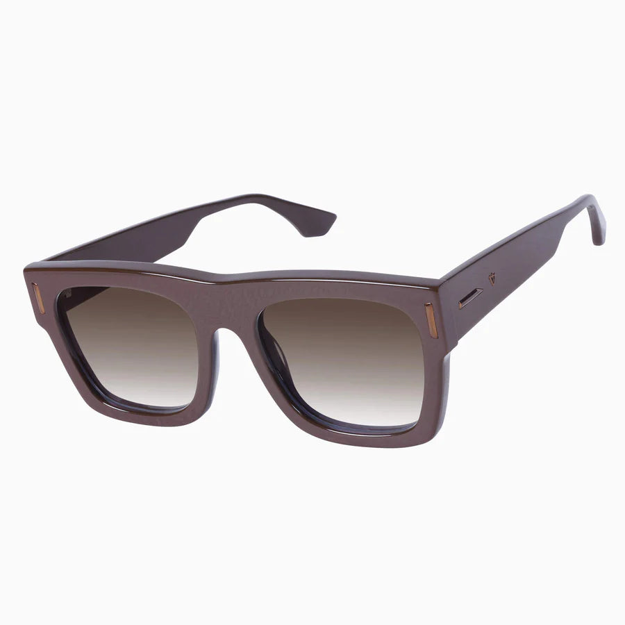 Alta - Espresso w. Brushed Bronze Metal Trim / Brown Gradient Lens