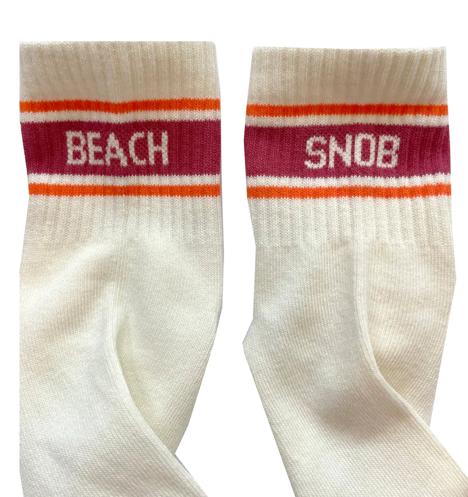 Beach Snob Retro Socks