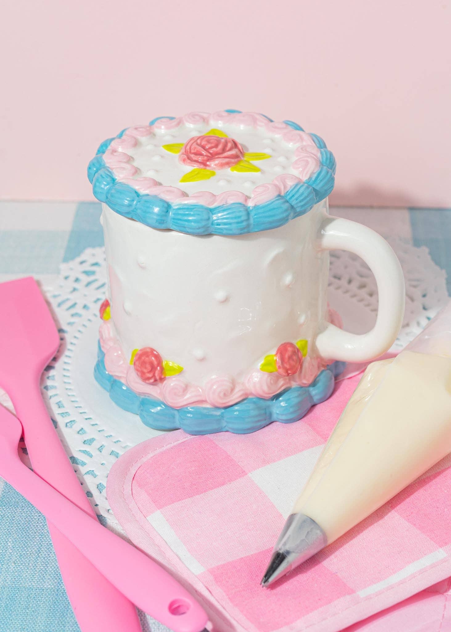 Cake Mug w/Lid