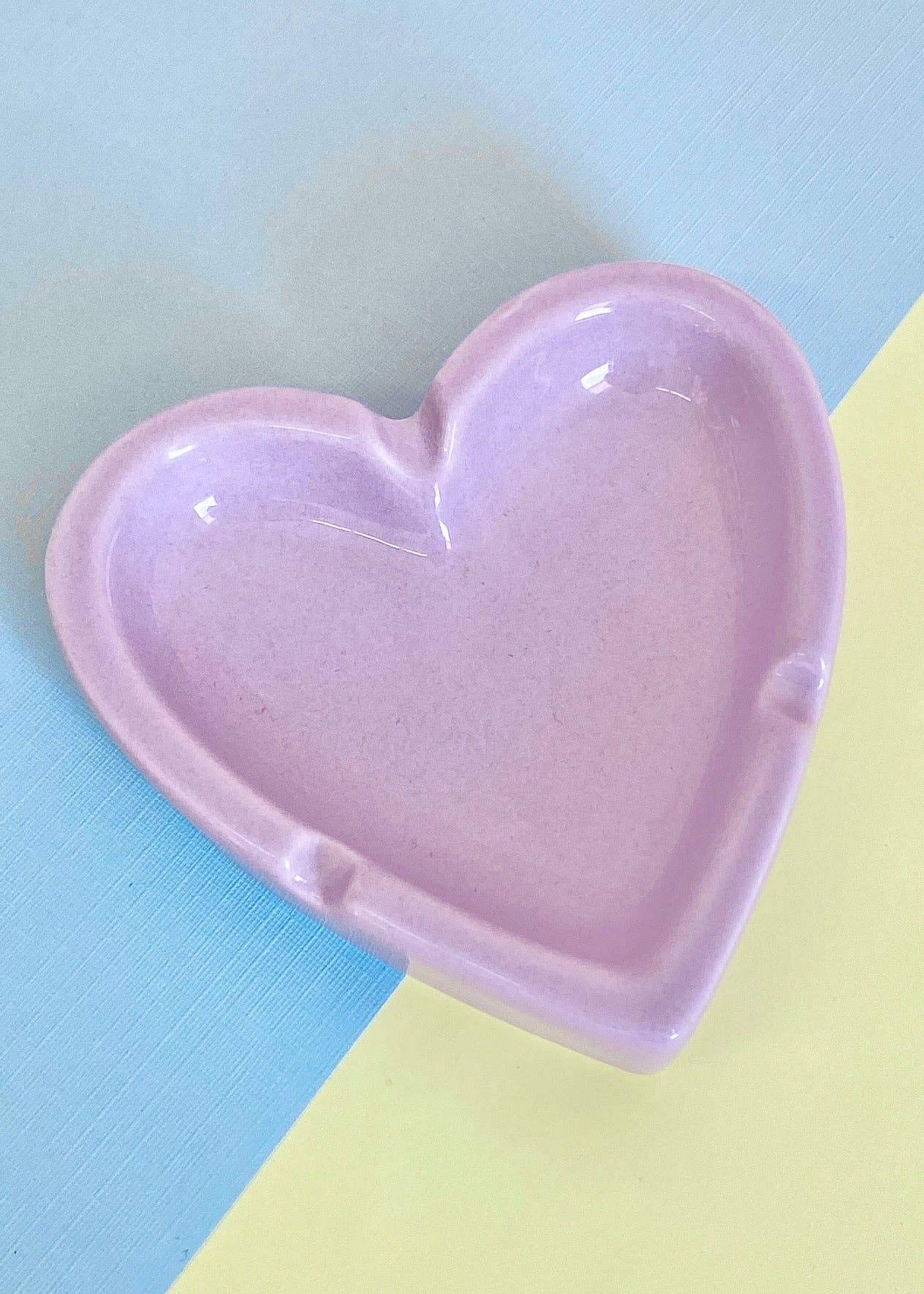 Candy Heart Ashtray: Soft Pink