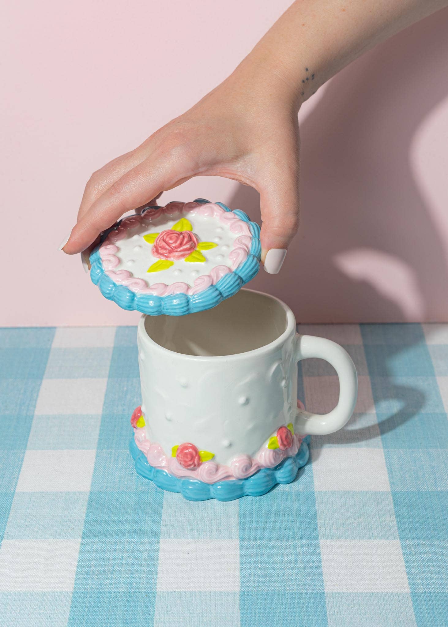 Cake Mug w/Lid