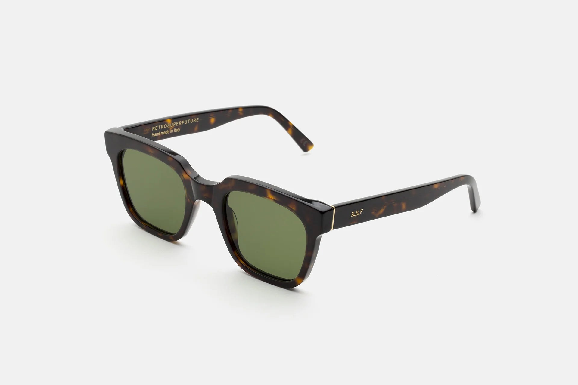 Giusto Tortoise w/Deep Green Lens