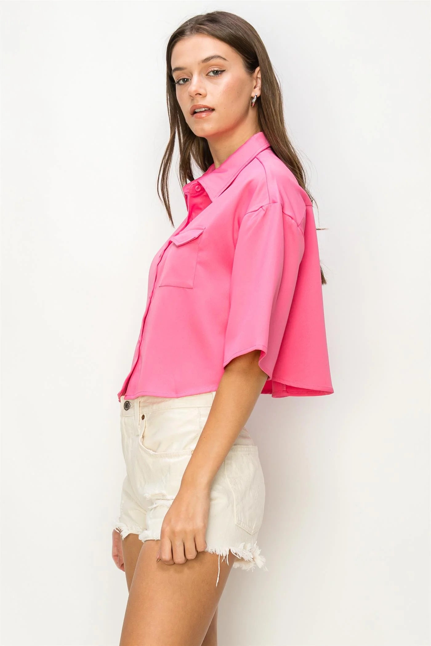 Haley Cropped Shirt