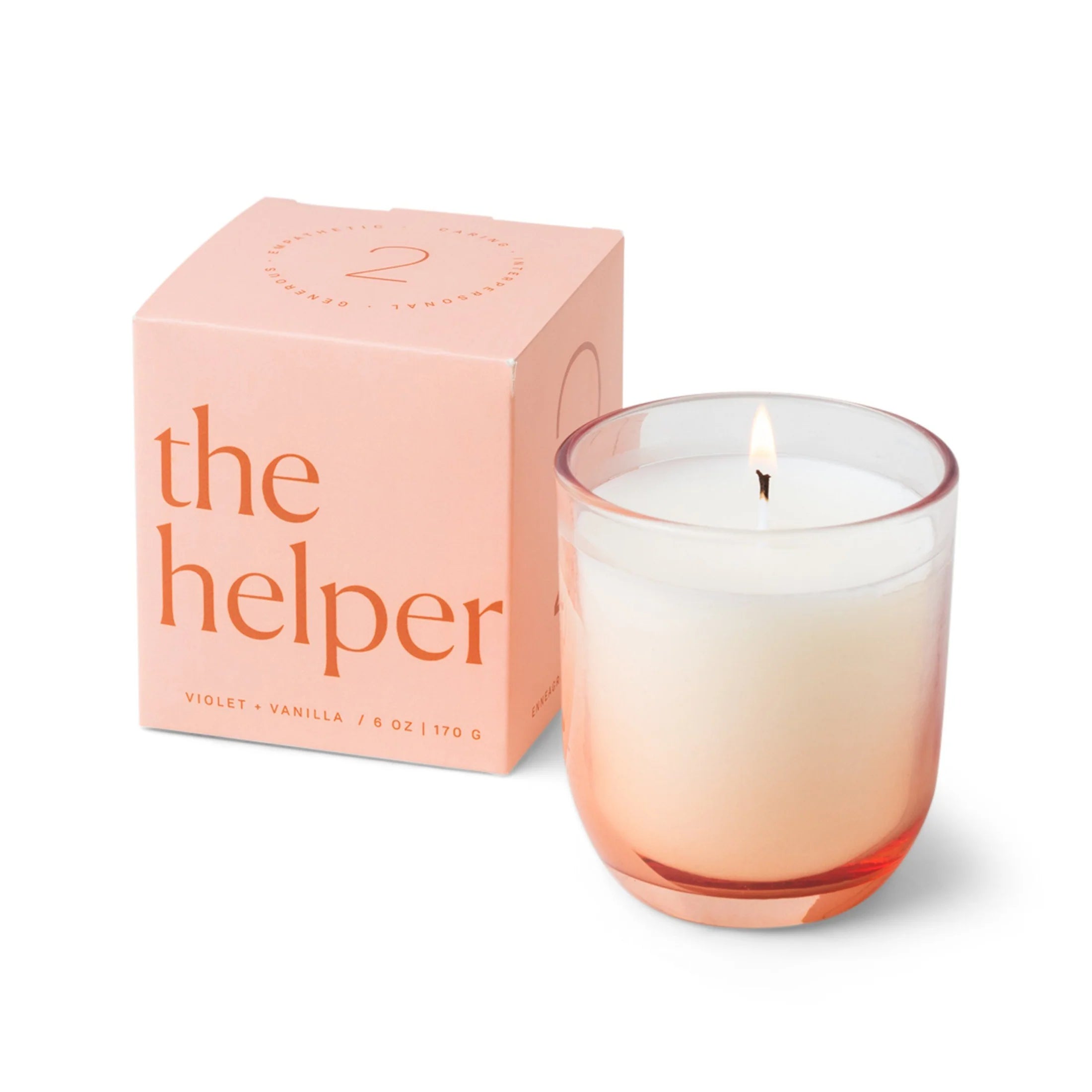 Enneagram #2 The Helper Candle - Violet + Vanilla