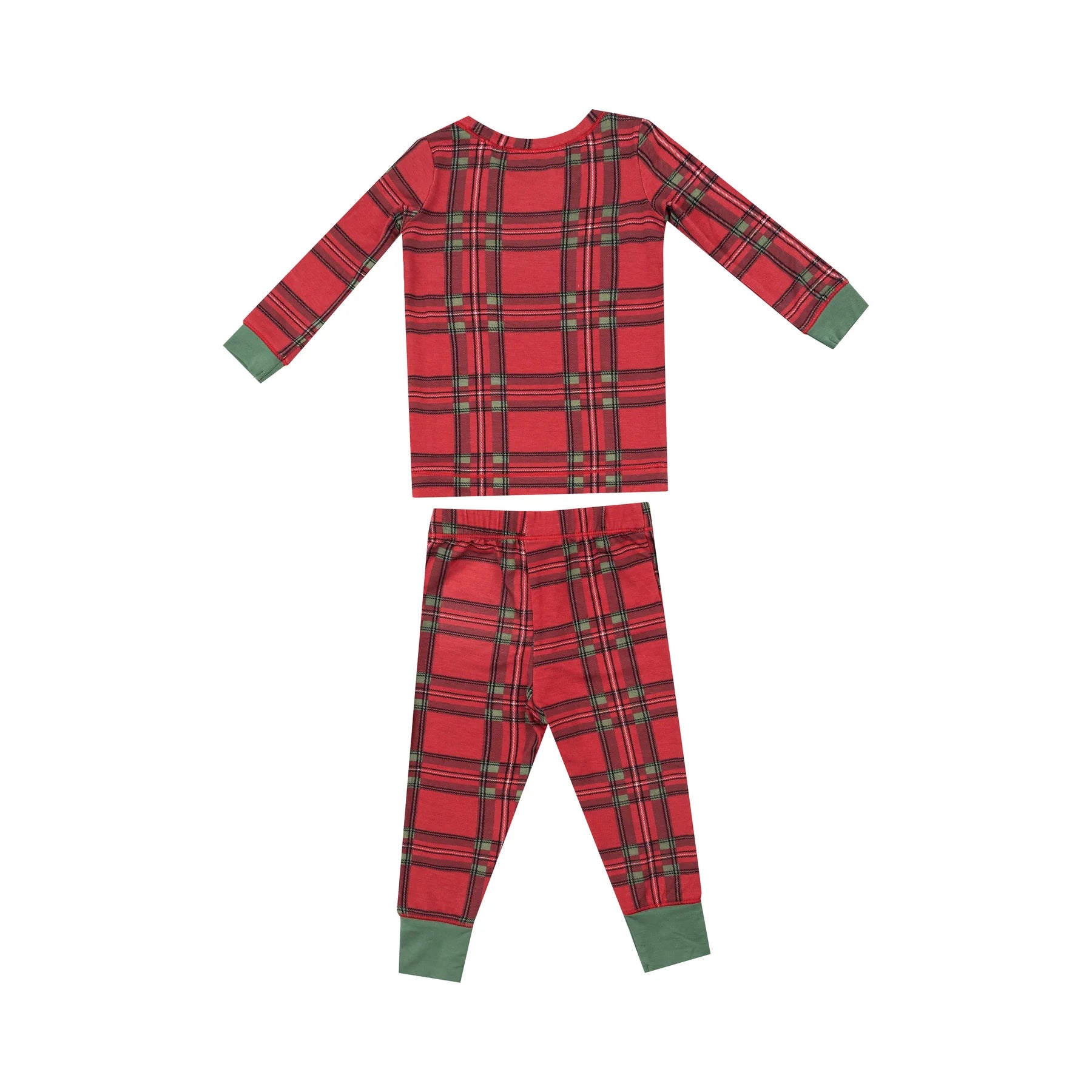 Vintage Holiday Plaid L/S Loungewear Set