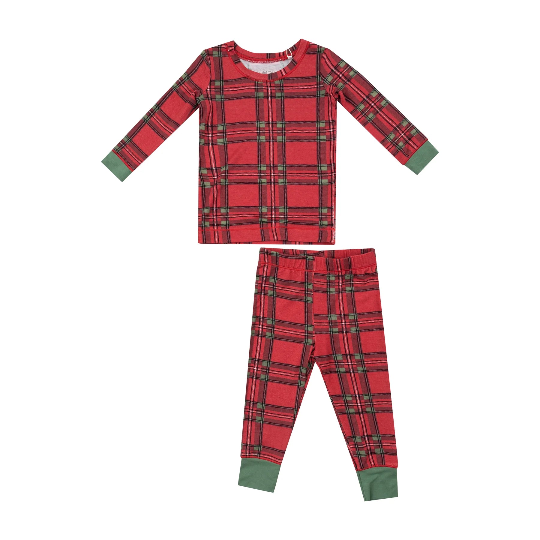 Vintage Holiday Plaid L/S Loungewear Set