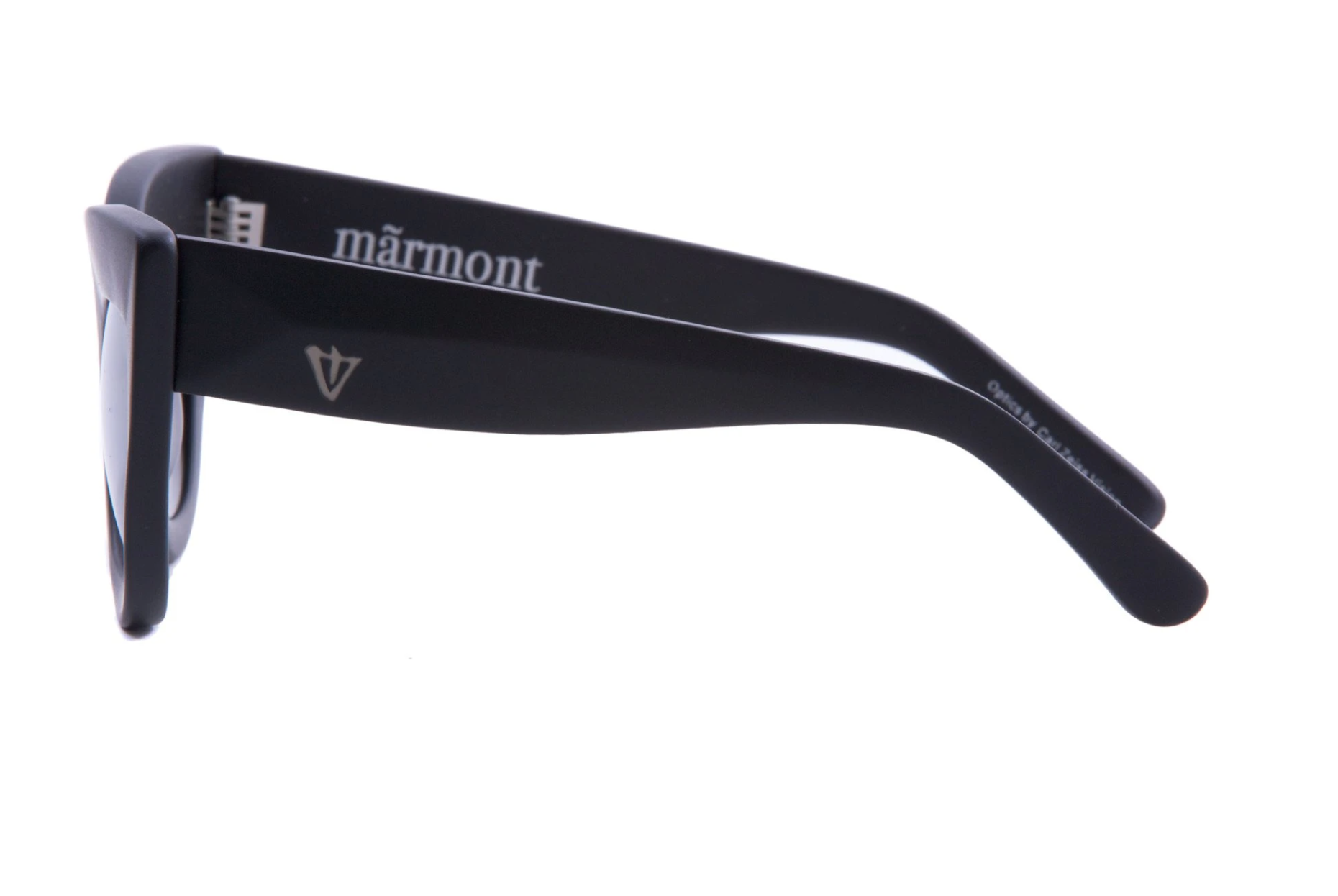 Marmont Matte Black/Silver Mirror Lens