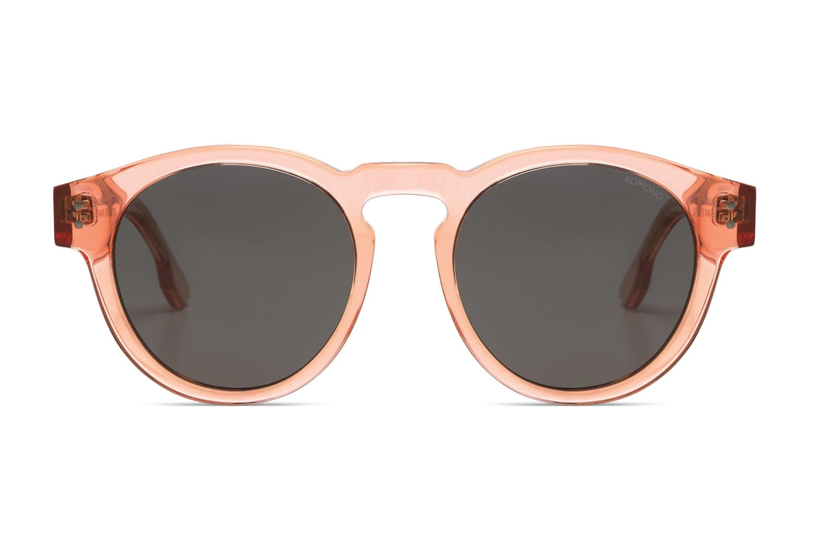 Clement Dirty Orange Pink Gloss Frame Drk Grey Lens