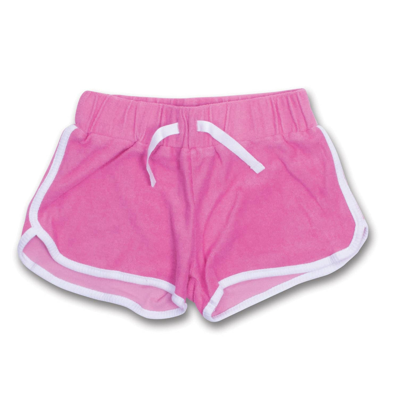 Pink Terry Drawstring Shorts