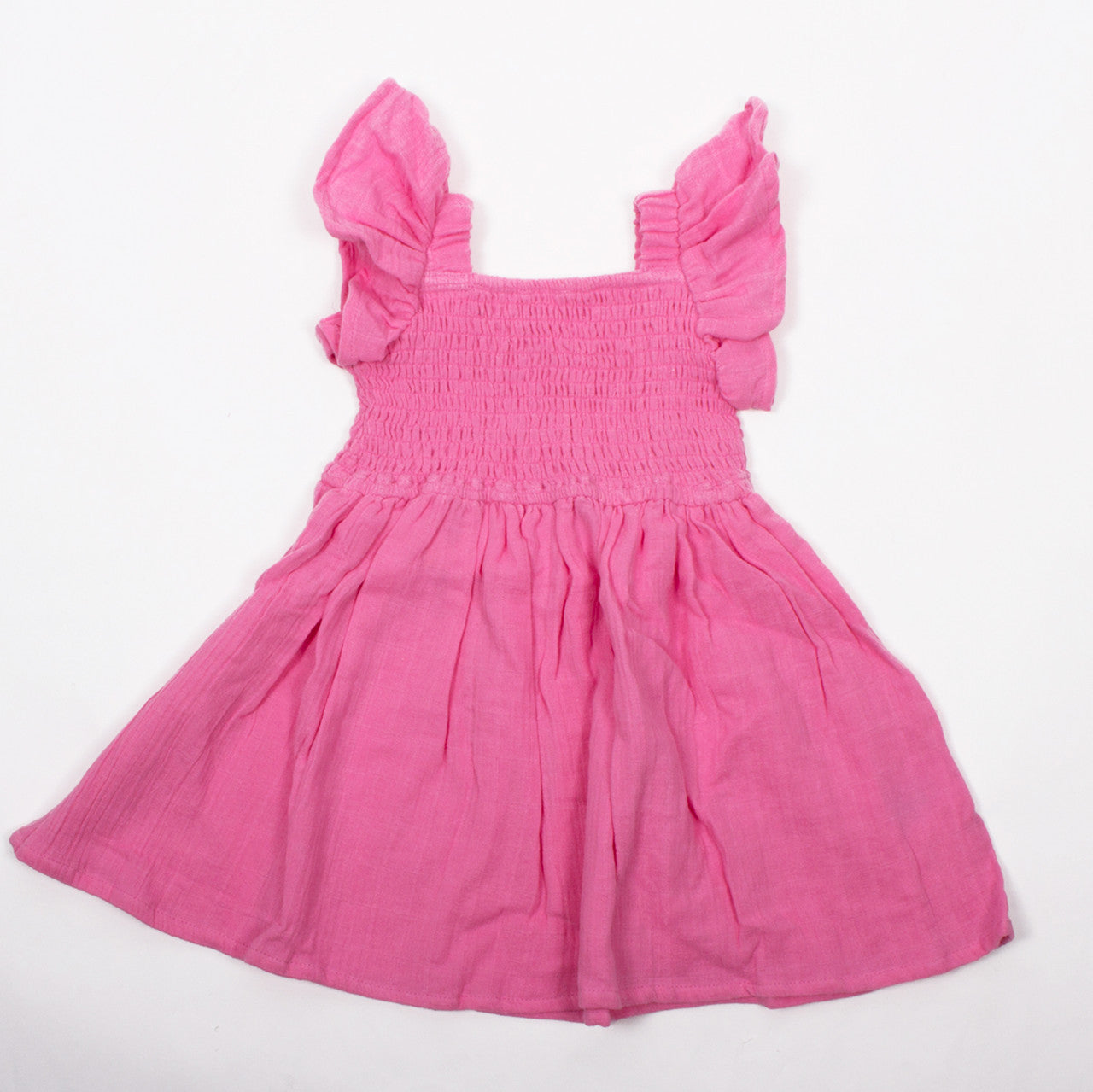 Smocked Gauze Dress