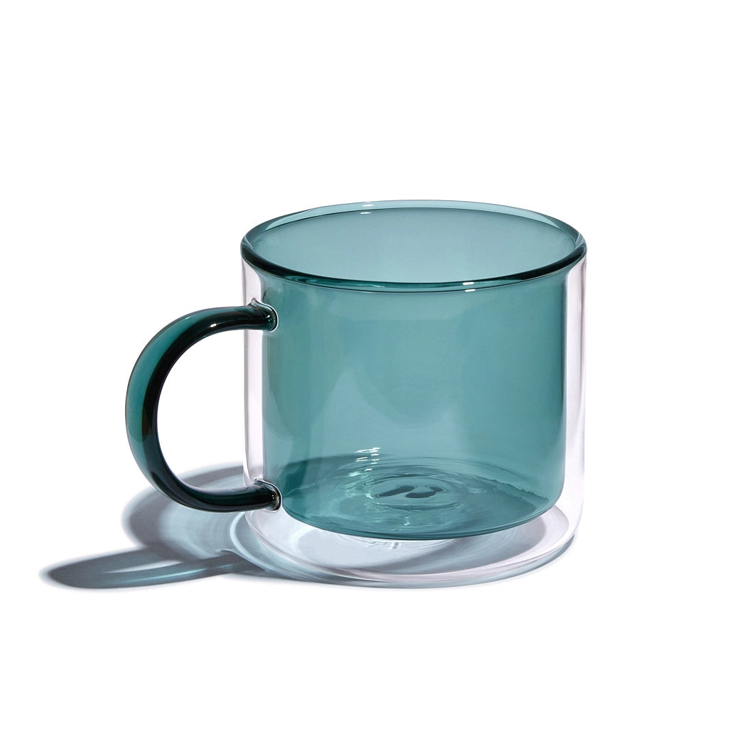 Teal Double Wall Mug