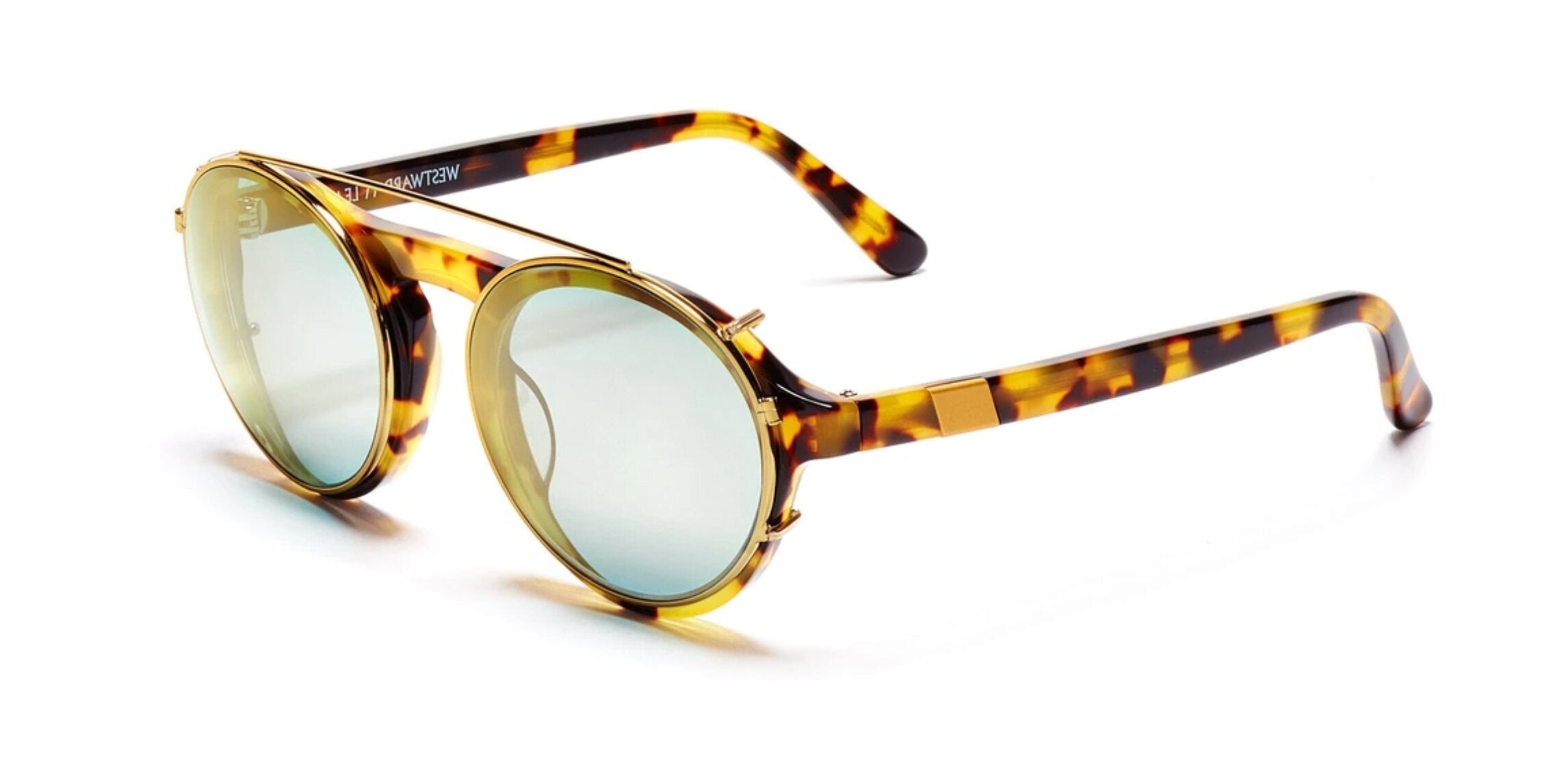 Leaning Dyad 06 Tortoise Gold Mirror Lens