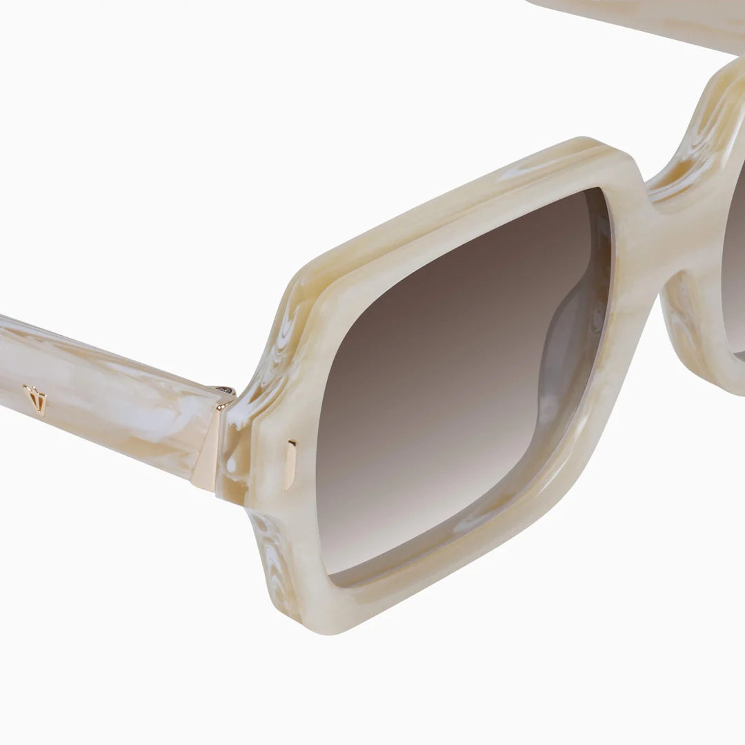 Liberty Travertine w Gold Metal/Brown Gradient Lens