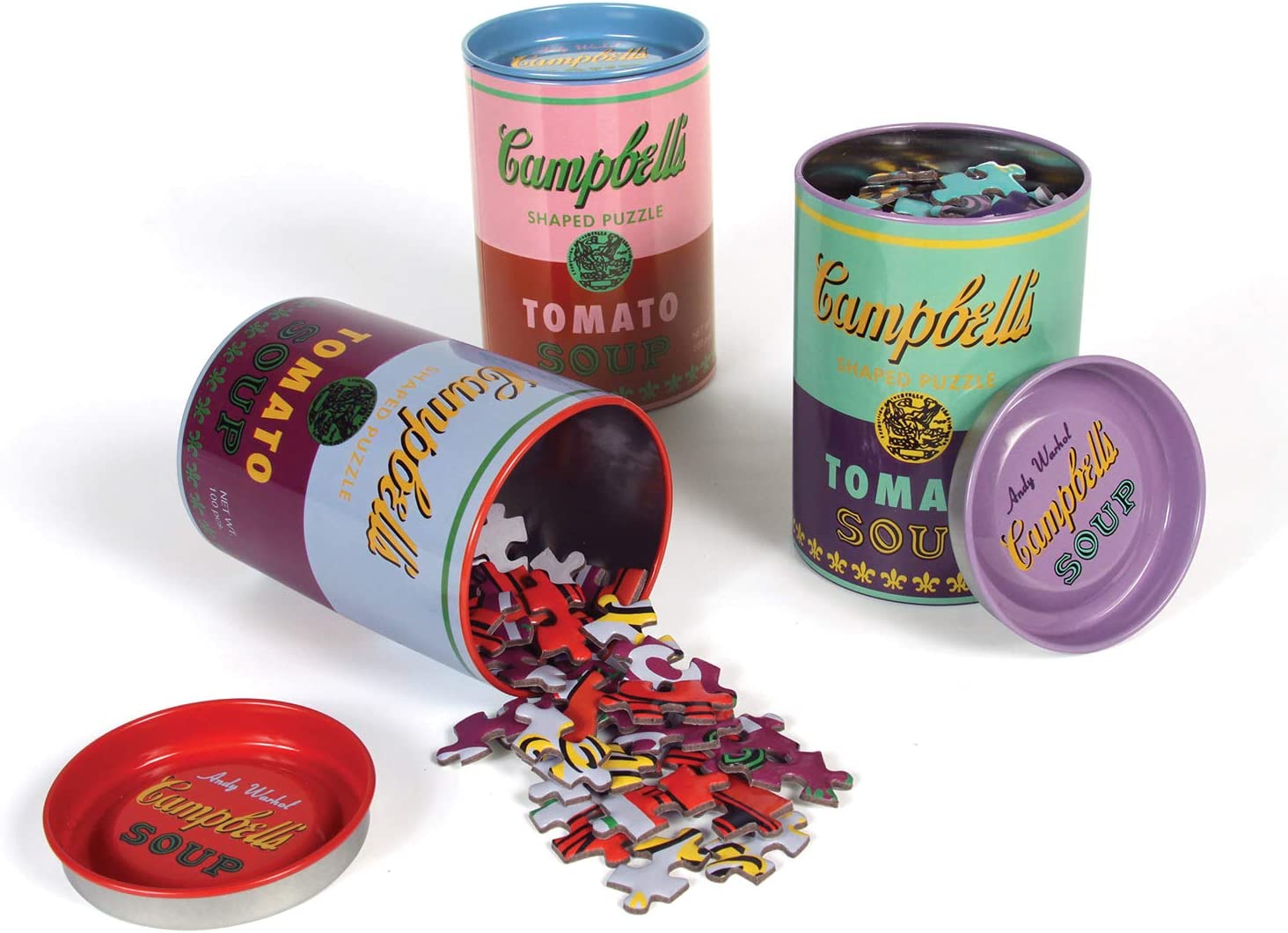 Andy Warhol Soup Cans Shaped Jigsaw Puzzles