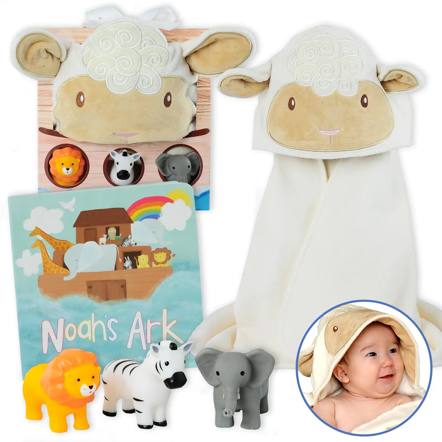 Noah's Ark 5 Piece Baby Gift Set