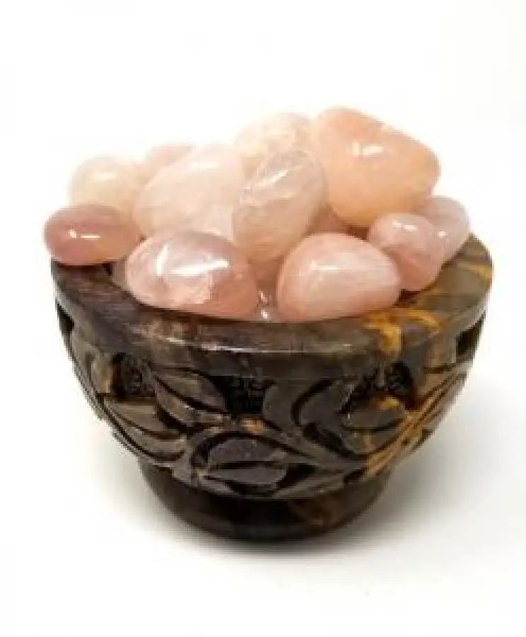 Rose Quartz Tumbled Stone (Genuine Gemstone)
