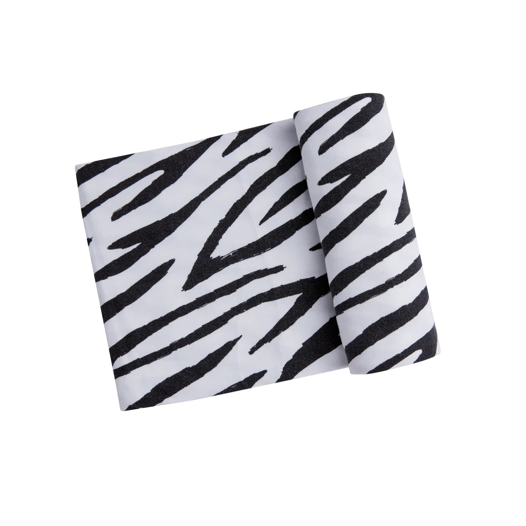 Zebra Print Swaddle Blanket